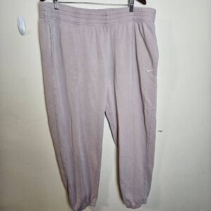 Nike Women's Sportswear Essential Fleece Trouser Sweat Pants - Pink - XXL BV4089